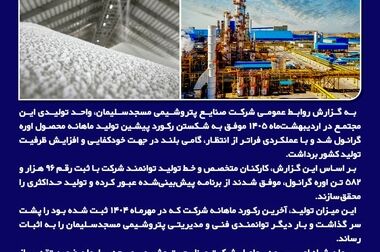 پتروشیمی مسجدسلیمان؛ ثبت بیش از ۱۶۰۰ نفر-ساعت آموزش در هفته سوم خرداد