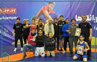کسب رتبه سوم منطقه۱۲ در مسابقات پهلوانک های استان تهران