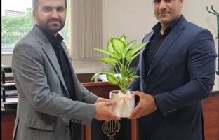 گرامیداشت قوه قضاییه با حضور  مدیر بیمه دی استان گلستان در دادسرای شهرستان گرگان
