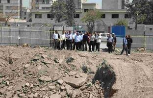 بازدید مرتضوی از روند احداث ساختمان مرکزی شهرداری منطقه۱۳