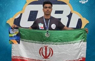 محسن طاهری، همکار در پتروشیمی شیراز، بر سکوی دوم مسابقات بین‌المللی روسیه