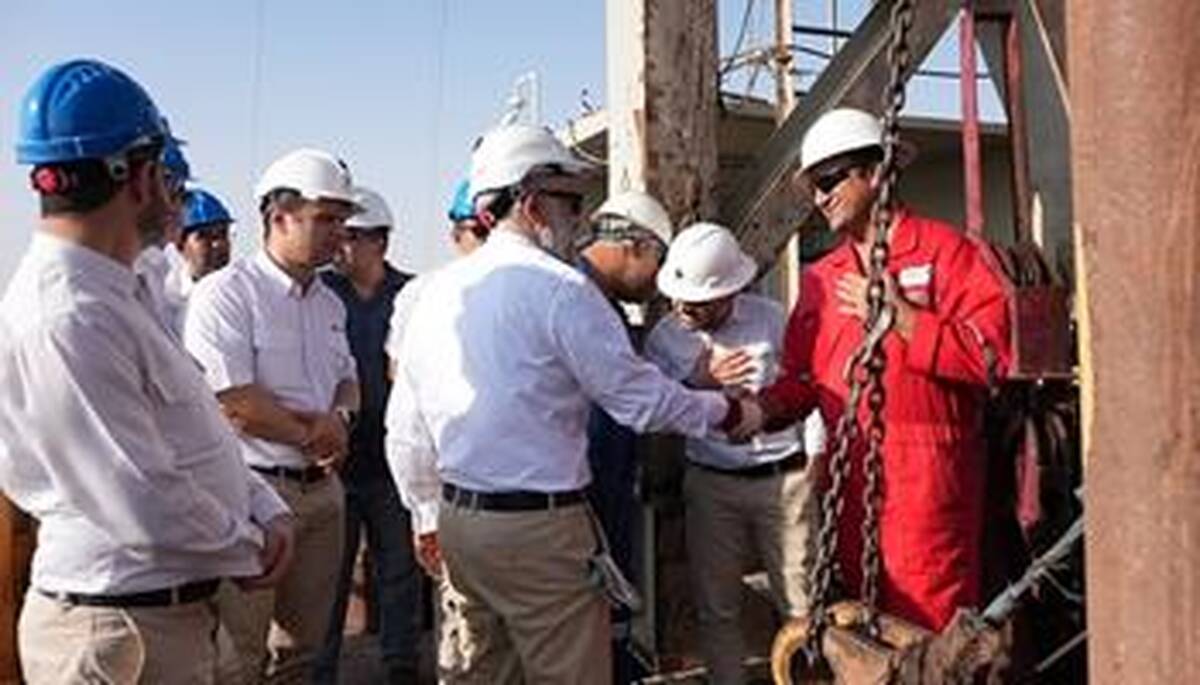 سرپرست پتروپارس از میدان مشترک آزادگان جنوبی بازدید کرد 