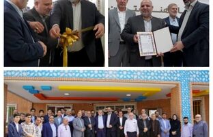 هنرستان ۱۲ کلاسه دخترانه اروند ۳ در هفته دولت افتتاح شد