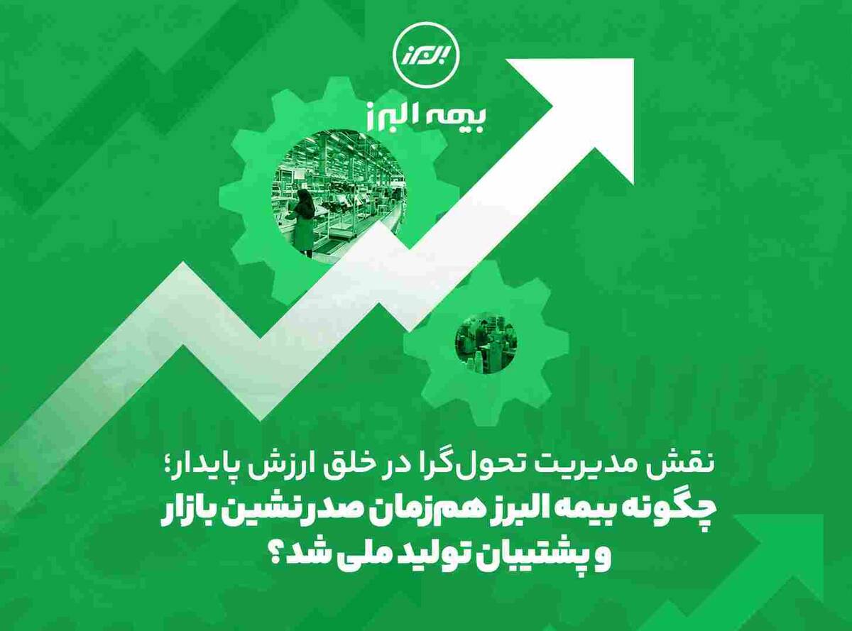 نقش مدیریت تحول گرا در خلق ارزش پایدار؛ چگونه بیمه البرز هم زمان صدرنشین بازار و پشتیبان تولید ملی شد؟