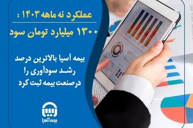 سندیکای بیمه گران از مدیر بیمه اتکایی بیمه آسیا به عنوان دبیر اول برتر کارگروه های تخصصی، تجلیل کرد