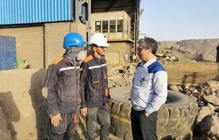 بازدید مدیرعامل فولاد سنگان از خطوط انتقال و سنگ‌شکن معادن سنگان 