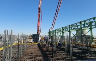 پیشرفت پروژه احیا اقلید با تکمیل بتن‌ریزی فونداسیون Cooling Tower