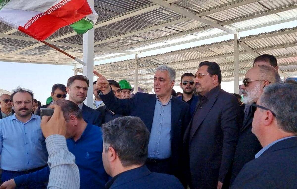 بازدید وزیر صمت  از پروژه بزرگ مس جانجا
