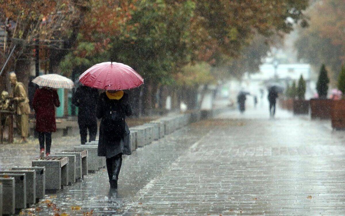 این استان‌ها منتظر بارش شدید باران باشند