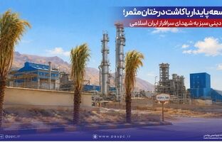 توسعه پایدار با کاشت درختان مثمر؛ ادای دینی سبز به شهدای سرافراز ایران اسلامی
