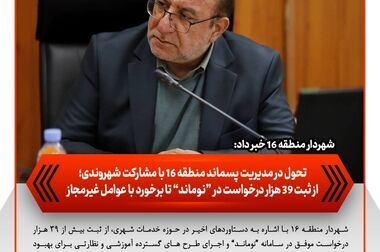 پایان عملیات لوله‌گذاری و ساماندهی شبکه هدایت آب‌های سطحی در ۵ محور اصلی ناحیه ۳ منطقه ۱۶