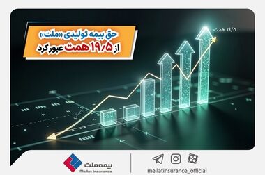 نقش پررنگ بیمه ملت در رشد 57.2 درصدی حق بیمه تولیدی صنعت بیمه