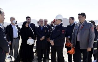 بازدید اعضای کمیسیون صنایع و معادن مجلس از مجتمع مس سونگون