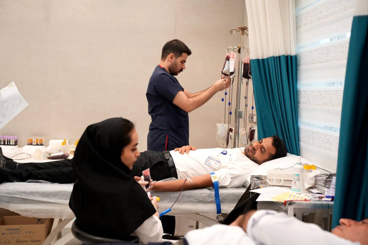 «نذر سرخ»؛ جاماندگان اربعین در پتروشیمی پردیس خون خود را به بیماران هدیه کردند