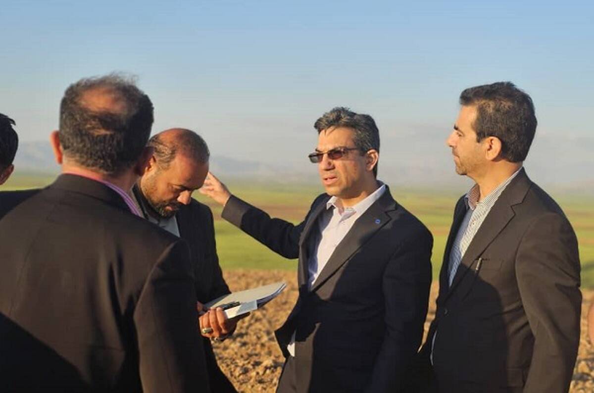 بازدید معاون برنامه‌ریزی و سرمایه‌گذاری شستا از پروژه‌های استان کرمانشاه