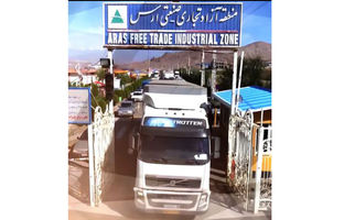 صادرات ۱۷۴ میلیون دلاری از منطقه آزاد ارس طی شش ماهه اول سال/ تراز تجاری ارس ۸۳ میلیون دلار مثبت شد