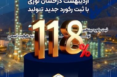 پیام تبریک مدیرعامل شرکت پتروشیمی نوری به مناسبت پیروزی بزرگ ملت  ایران