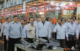 بازدید مدیرعامل گروه خودروسازی سایپا از روند تولید ایدکوپرس و ایران کاوه