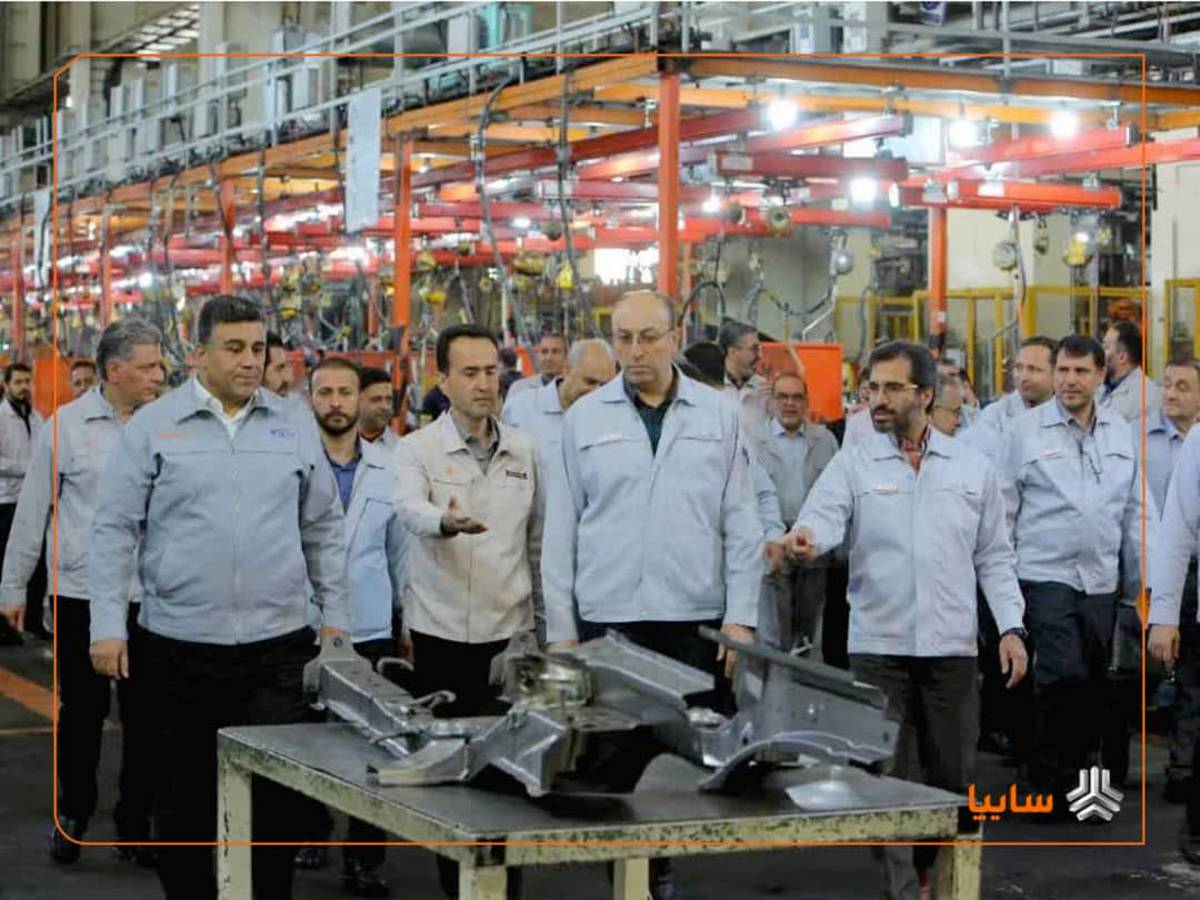 بازدید مدیرعامل گروه خودروسازی سایپا از روند تولید ایدکوپرس و ایران کاوه