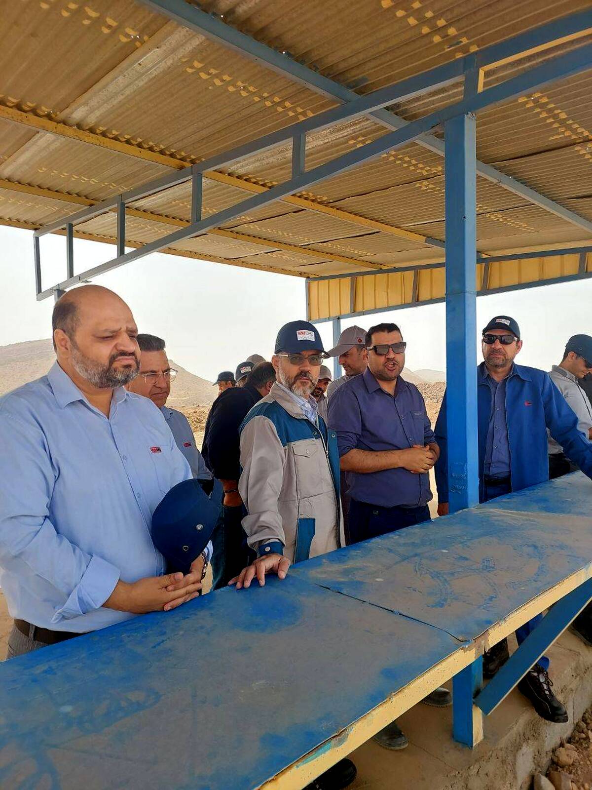 بازدید مدیر نظارت ایمپاسکو از مجتمع سنگ آهن جلال‌ آباد زرند