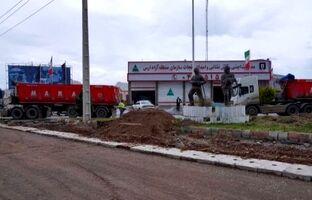 عملیات اجرایی تقاطع مسیرهای B و C در منطقه آزاد ارس شتاب گرفت