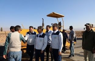 بازدید دکتر رسولیان مدیرعامل فولاد سنگان از پروژه آسفالت جاده خواف- تربت حیدریه