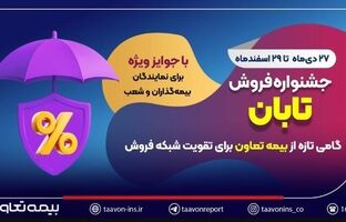 جشنواره فروش تابان؛ گامی تازه از بیمه تعاون برای تقویت شبکه فروش