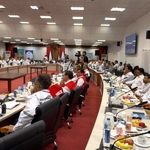 برگزاری همایش هفته پدافند غیرعامل و مانور دورمیزی سطح یک تکمیلی در پتروشیمی‌های عسلویه