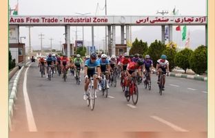 رقابت‌های لیگ برتر دوچرخه‌سواری جاده ای کشور به منطقه آزاد ارس رسید