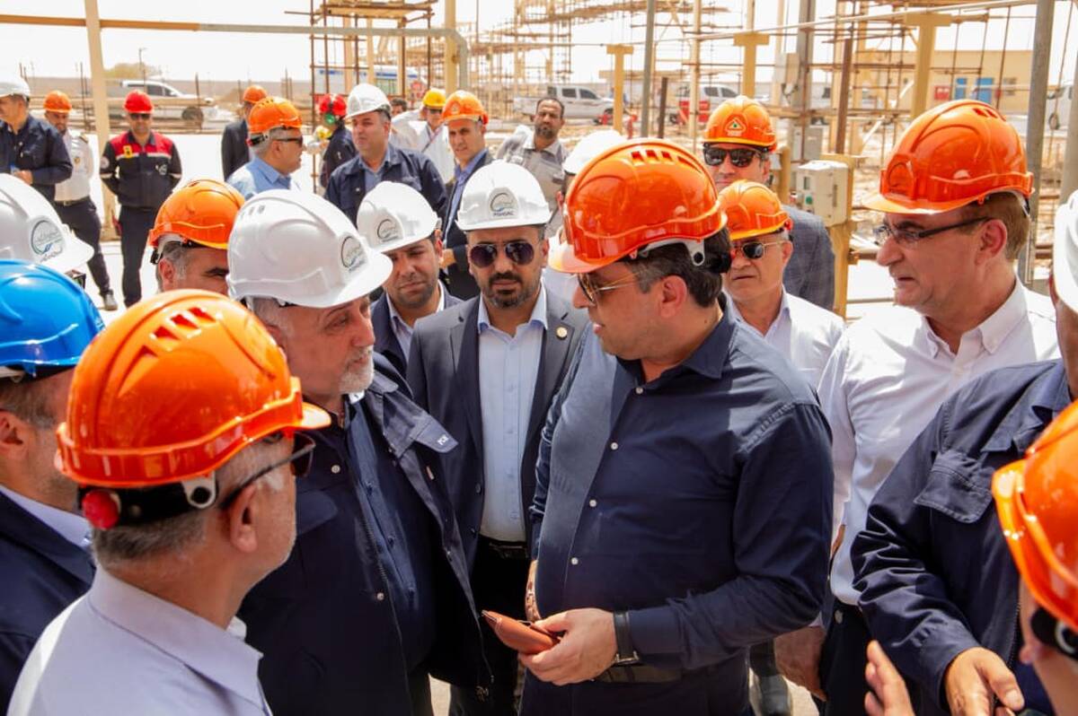 بازدید مدیران ارشد گروه صنایع پتروشیمی خلیج‌فارس از پالایش گاز هویزه