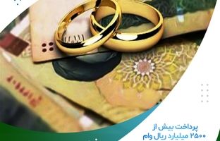 پرداخت بیش از ۲۵۰۰ میلیارد ریال وام قرض الحسنه ازدواج