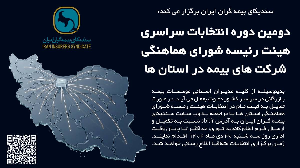 دومین دوره انتخابات سراسری هیئت‌رئیسه شورای هماهنگی شرکت‌های بیمه در استان‌ها