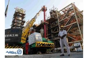 همراهی مدیرعامل بانک تجارت با سرپرست وزارت نفت در بازدید از بازسازی تأسیسات فازهای ۴و۵ پارس جنوبی