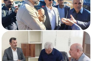 بازدید وزیر صمت و رئیس هیات عامل ایمیدرو از نمایشگاه متافو تبریز