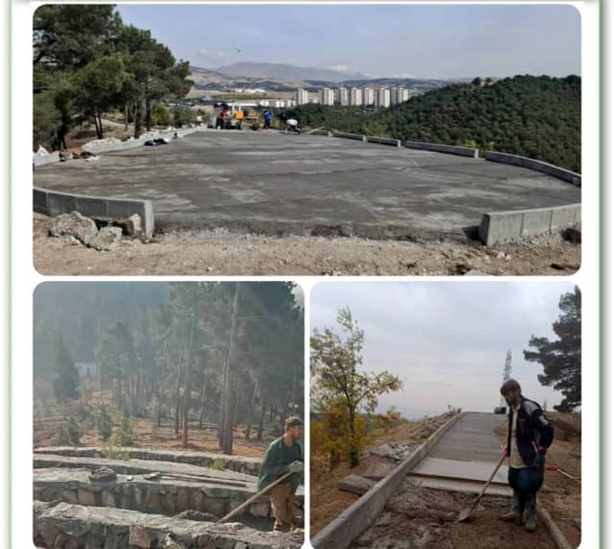 استمرار فاز دوم مسیر تندرستی بوستان بانوان حدیدچی در پهناورترین منطقه پایتخت