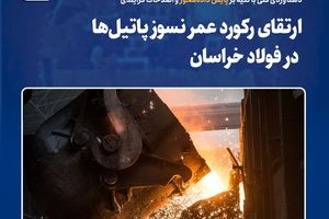 ارتقای رکورد عمر نسوز پاتیل‌ها در فولاد خراسان؛ دستاوردی فنی با تکیه بر پایش داده‌محور و اصلاحات فرآیندی