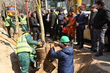 نصب ۴۰۰  المان حجمی و نوری در معابر و بوستان های منطقه یک