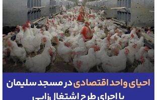 احیای واحد اقتصادی در مسجد سلیمان  با اجرای طرح اشتغال زایی