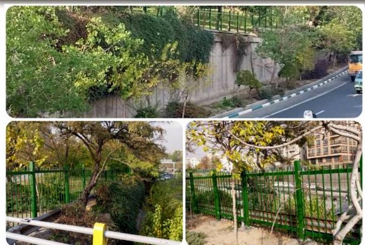 افزایش ضریب ایمنی با اجرای عملیات نصب نرده فلزی در بوستان دهقان