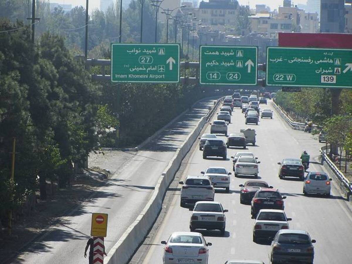جایگزینی 14 کیلومتر نیوجرسی به جای گاردریل در بزرگراه شهید چمران