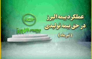 جایگاه سوم بیمه البرز در بین شرکت های دارای بیشترین حق بیمه تولیدی