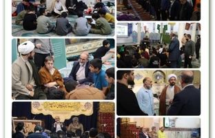 بازدید از مساجد منطقه و برنامه اعتکاف نوجوانان آرمانی منطقه ۴