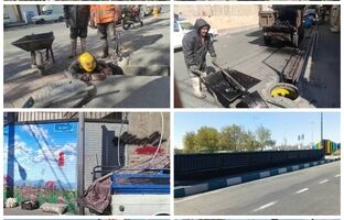 گزارش آخرین اقدامات خادمان شهری منطقه۹