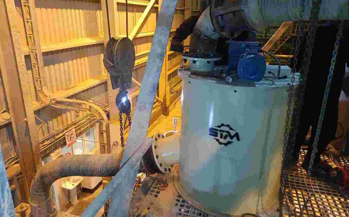 راه‌اندازی نخستین نمونه‌گیر اتوماتیک Vezin در کارخانه فرآوری طلای موته