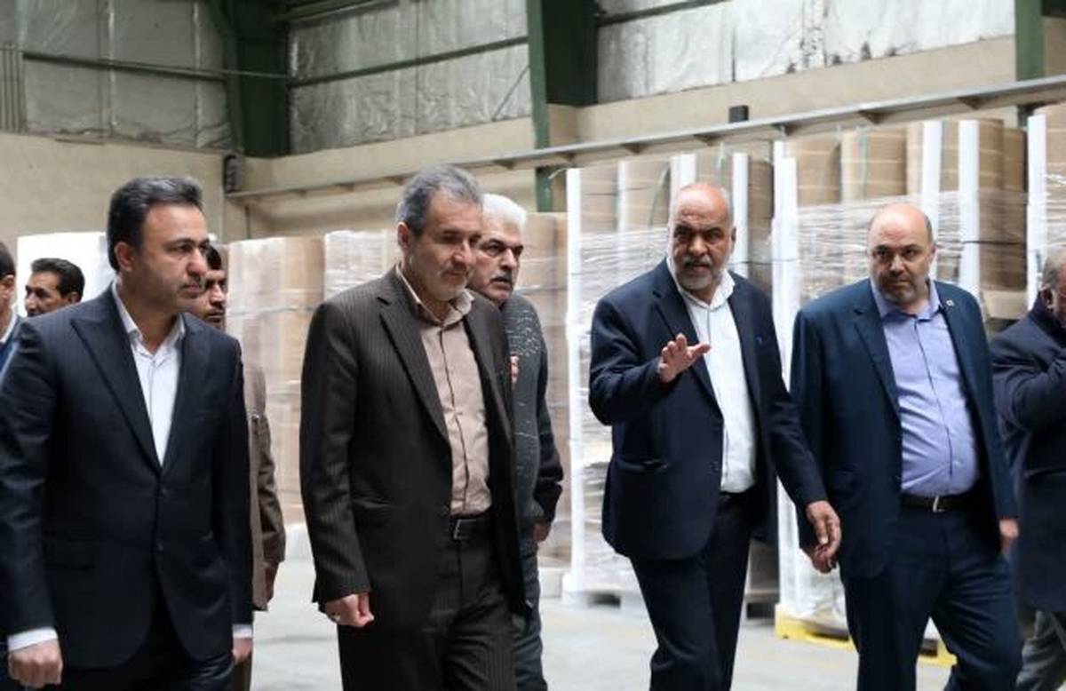 بازدید معاون وزیر صمت و مدیرعامل ایزیپو از ناحیه صنعتی خاتم و ۳ واحد تولیدی در ناحیه صنعتی هرات