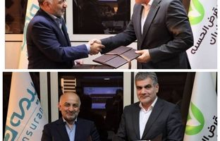 بانک قرض‌الحسنه مهر ایران و بیمه دی تفاهم‌نامه همکاری امضا کردند