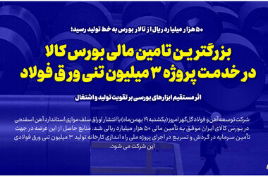 جذب ۳ هزار میلیارد تومان سرمایه توسط فولاد خوزستان