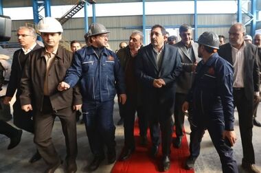 افتتاح دومین نیروگاه خورشیدی ۱۰ مگاواتی چادرملو