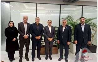 جلسه مدیرعامل صبانور با مدیرعامل بانک تجارت با محوریت تسریع در تأمین مالی پروژه‌ها