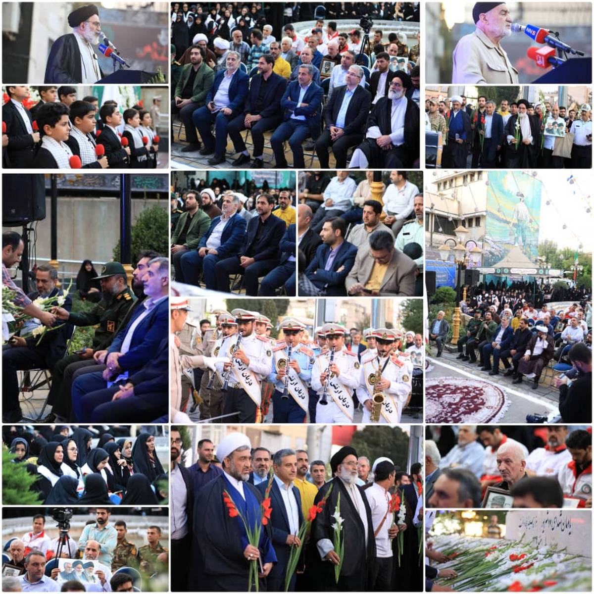 گرامیداشت یاد و خاطره شهدای هفده شهریور در منطقه ۱۲